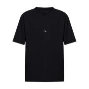 ROA Svart Logo Tee Lätt Bomull Jersey Black, Herr