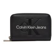 Calvin Klein Jeans Plånbok med dragkedja Höst/Vinter Kollektion Black,...