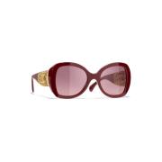 Chanel Ch5531 1792S1 Sunglasses Red, Dam