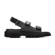 Tommy Hilfiger Stiliga Sandaler för Sommaroutfits Black, Dam