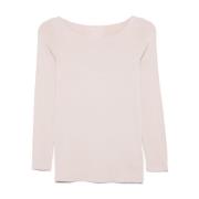 Majestic Filatures Rosa Slim Design T-shirts och Polos Pink, Dam