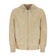 Brunello Cucinelli Stilig Jacka för Män Beige, Herr