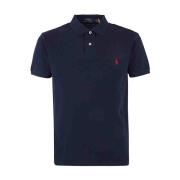 Polo Ralph Lauren Navy Stickad Polotröja Blue, Herr