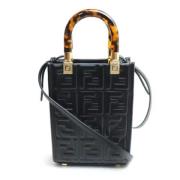 Fendi Vintage Pre-owned Laeder fendi-vskor Black, Dam