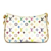 Louis Vuitton Vintage Pre-owned Canvas axelremsvskor Multicolor, Dam