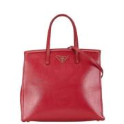 Prada Vintage Pre-owned Laeder prada-vskor Red, Dam