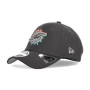 New Era Miami Dolphins NFL Draft Curvy Visor Hat Gray, Herr