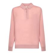 PS By Paul Smith Lyxiga Rosa Merinoull T-Tröjor Pink, Herr