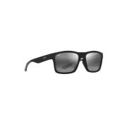 Maui Jim Grå Solglasögon för Kvinnor Elegant Stil Black, Dam