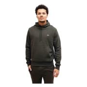 Lacoste Mörkgrön Fleece Hoodie Herr Black, Herr