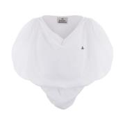 Vivienne Westwood Hjärtformad Vit Bomullstopp White, Dam