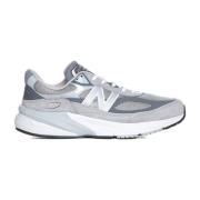 New Balance Grå Mocka Mesh Läder Sneakers Gray, Herr