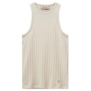 MOS Mosh Ribbad Sand Tank Top Beige, Dam