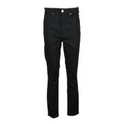 Calvin Klein Lyocell Bomulls Blandning Jeans Black, Dam