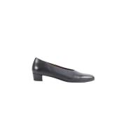 Marsell Svarta läder Decollete pumps Black, Dam