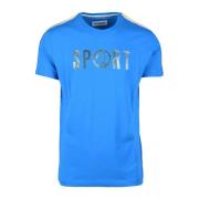 Bikkembergs Bomull T-shirt Blue, Herr