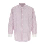 Comme des Garçons Poplin Tryckt Skjorta Pink, Herr