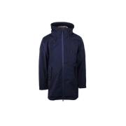 Aquascutum Avtagbar Dunparka Hydrotyg Blue, Herr