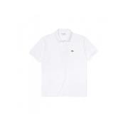 Lacoste Klassisk kortärmad polo White, Herr