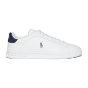 Polo Ralph Lauren Vita lädersneakers HRT CT II White, Herr