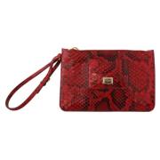 Dolce & Gabbana Pre-owned Pre-owned Tyg kuvertvskor Red, Dam