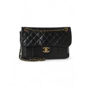 Chanel Vintage Pre-owned Laeder chanel-vskor Black, Dam