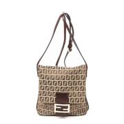 Fendi Vintage Pre-owned Canvas fendi-vskor Brown, Dam