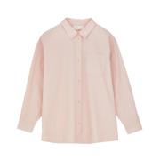 Skall Studio Ekologisk Bomull Oversized Skjorta Pink, Dam