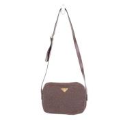 Yves Saint Laurent Vintage Pre-owned Tyg axelremsvskor Brown, Dam