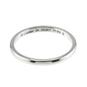 Cartier Vintage Pre-owned Platina ringar Gray, Dam