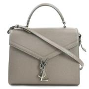 Saint Laurent Vintage Pre-owned Laeder handvskor Gray, Dam