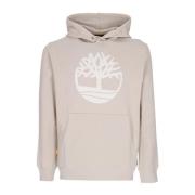 Timberland Core Logo Hoodie Långärmad Sweatshirt Gray, Herr