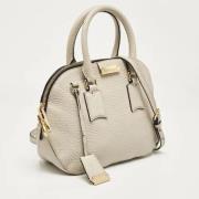 Burberry Vintage Pre-owned Laeder handvskor Gray, Dam