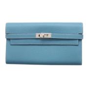 Hermès Vintage Pre-owned Laeder plnbcker Blue, Dam