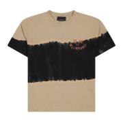 Richmond Bomull Gradient Mönster T-shirt Beige, Unisex