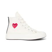 Comme des Garçons Play Vita Heart Sneakers Chuck 70 White, Dam