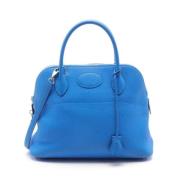 Hermès Vintage Pre-owned Laeder handvskor Blue, Dam