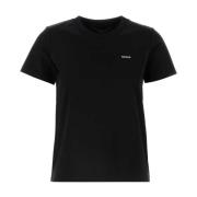 Tatras Svart Bomull T-shirt Black, Dam