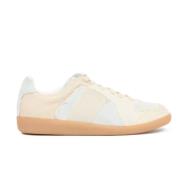 Maison Margiela Pastel Lace-Up Sneakers Beige, Dam