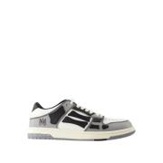 Amiri Svarta läder låga sneakers Multicolor, Herr