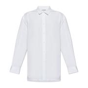 Jil Sander Skjorta med logotyp White, Herr