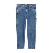 Tommy Jeans Klassiska Straight Fit Denim Jeans Blue, Herr