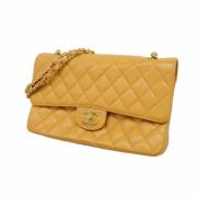 Chanel Vintage Pre-owned Laeder chanel-vskor Beige, Dam