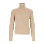 Ami Paris Mohair Blend Cappuccino Sweater Beige, Herr