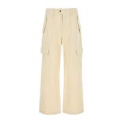 Adidas Ivory Canvas Cargo Pant Beige, Herr