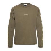 Stone Island T-shirt med logotyp Green, Herr