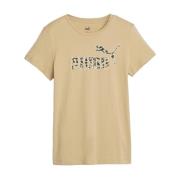 Puma Stiliga T-shirts för män och kvinnor Beige, Dam