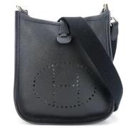 Hermès Vintage Pre-owned Laeder crossbodyvskor Black, Dam