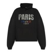 Balenciaga Sweatshirt med logotyp Black, Dam