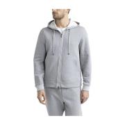 Peserico Borstad melange ren bomullsweatshirt Gray, Herr